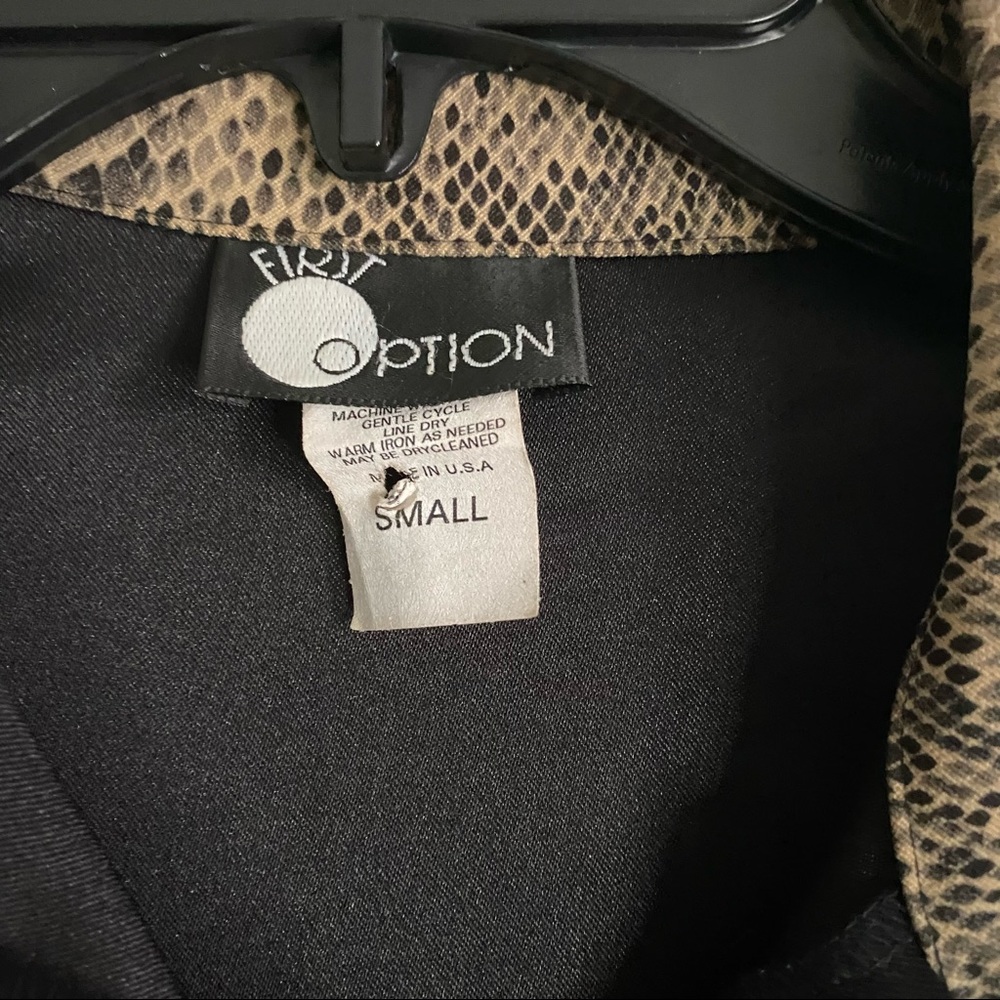 Vintage Black First Option Jacket/Shacket - Picture 4 of 11